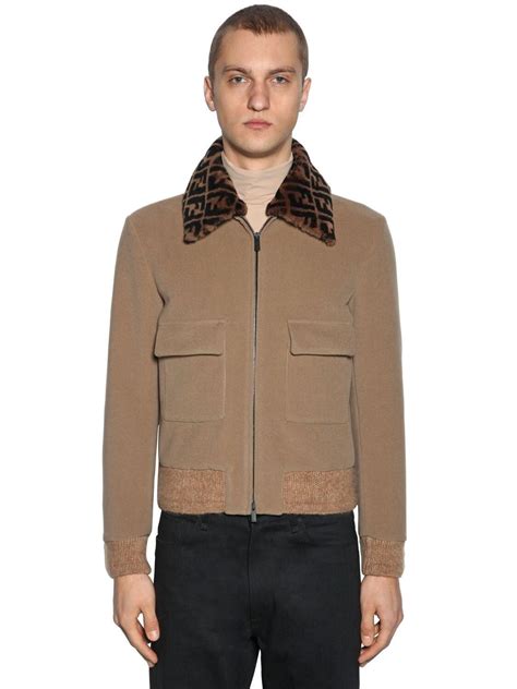 fendi bomber nero|FENDI Bomber Jackets for Men .